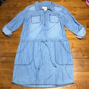 Sonoma Light Blue Denim Dress